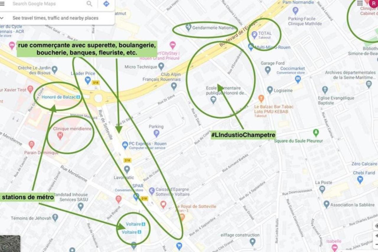 #Lindustriochampetre Free Parking, Bien Situe, Spacieux, Proche Clinique Rouen Luaran gambar